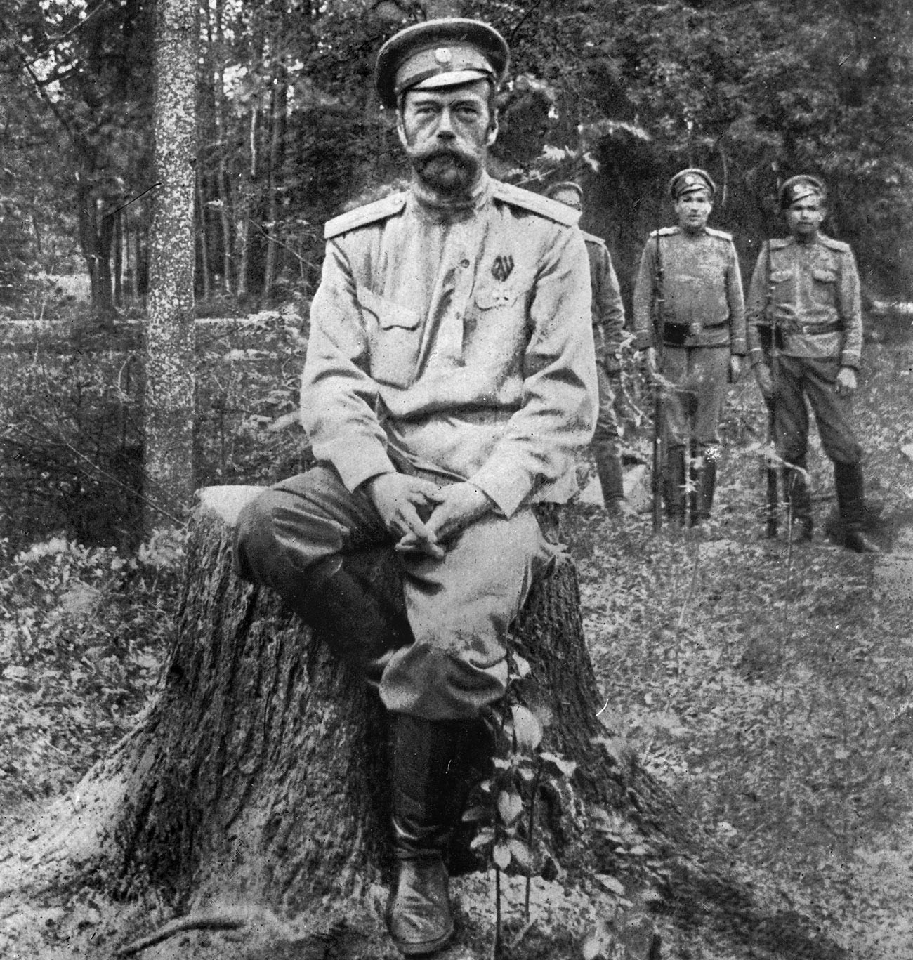 Николая II после отречения под стражей 
