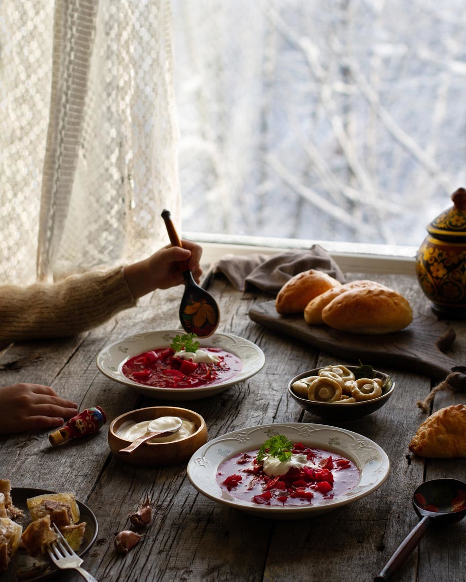 Borsch is one of the best ways to warm up during winter