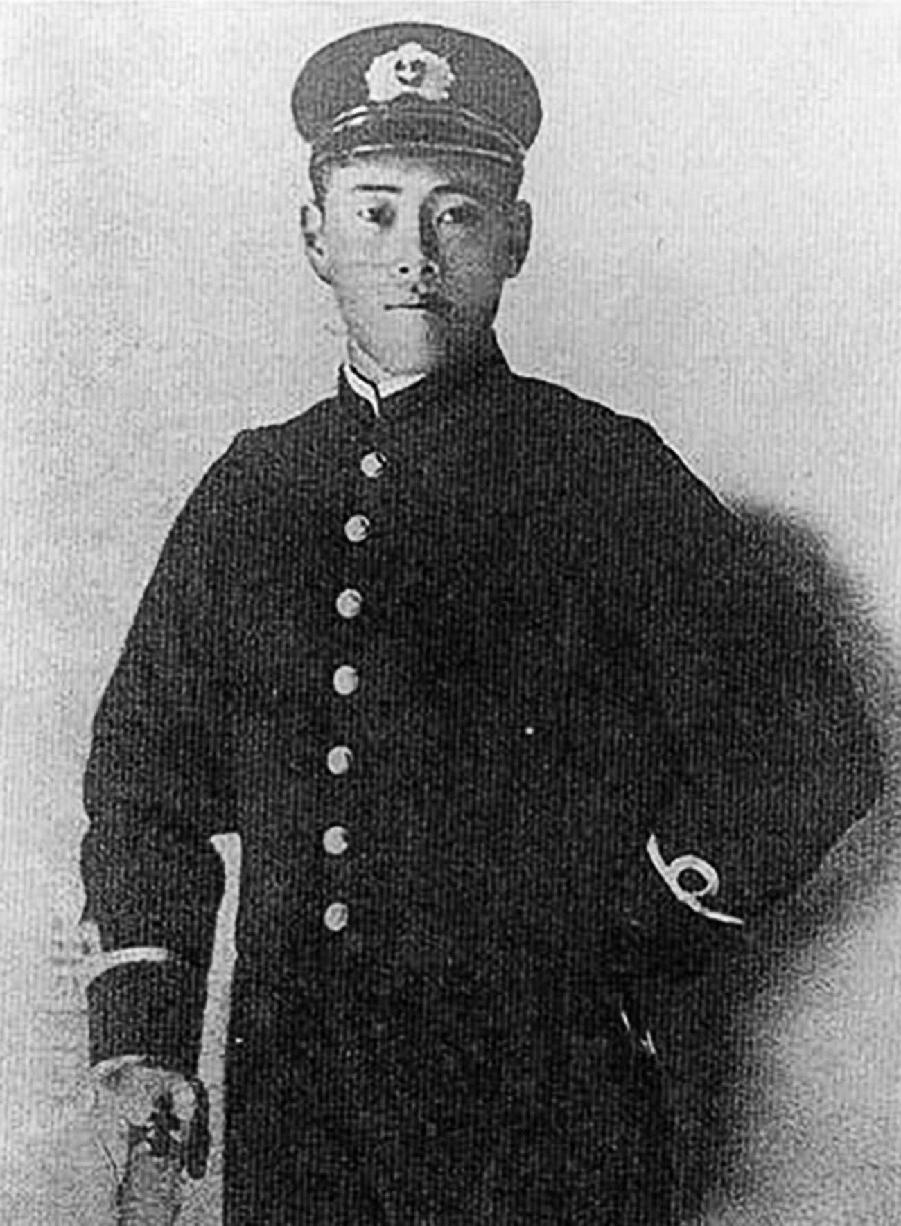 Isoroku Yamamoto sebelum terjun ke Perang Rusia-Jepang, 1905.