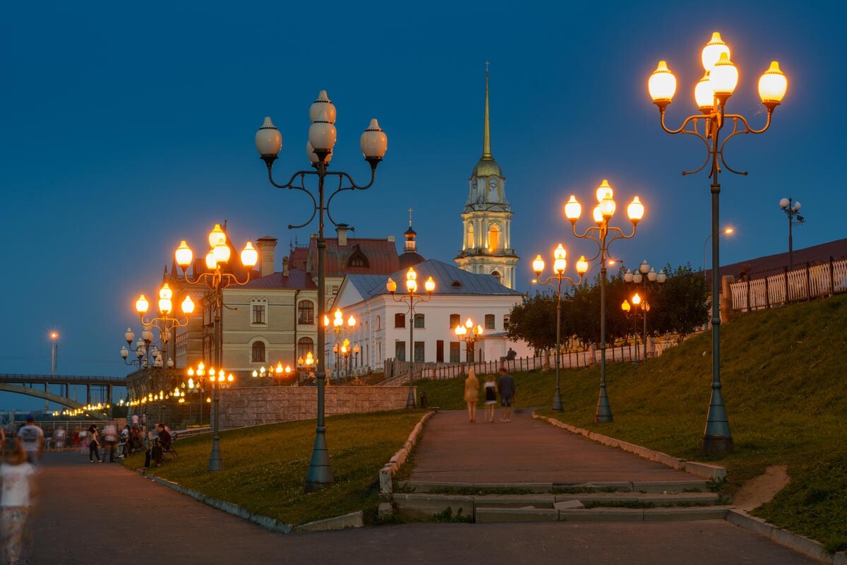 Il centro storico di Rybinsk