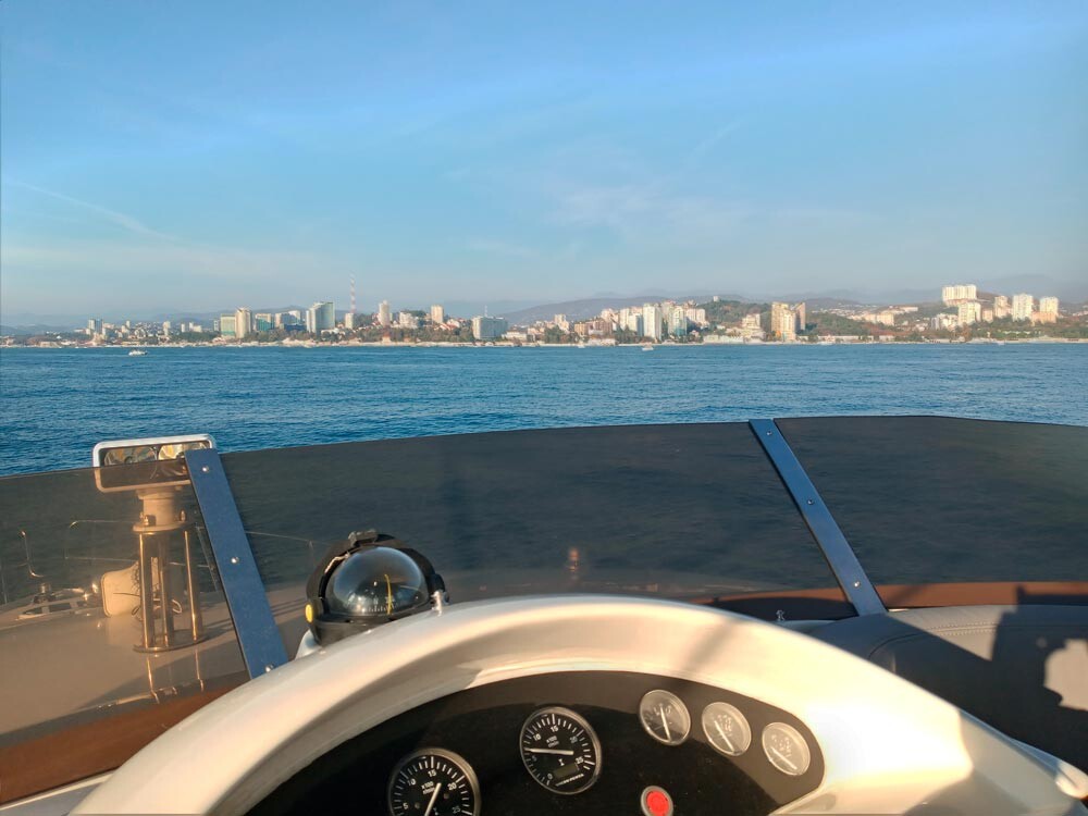 View from a yacht