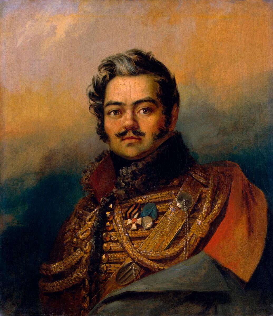 Denis Vasiljevič Davidov. George Dawe, okoli 1828