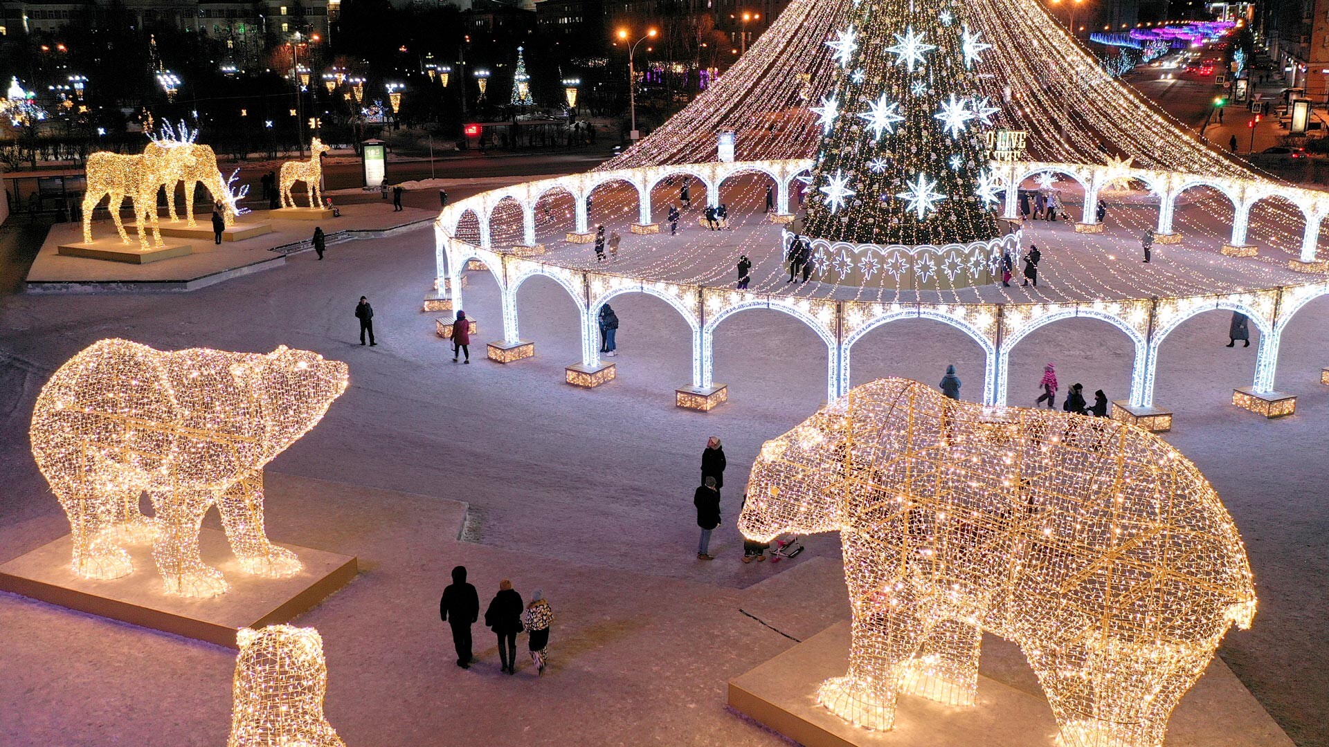 ムールマンスクの主要な広場