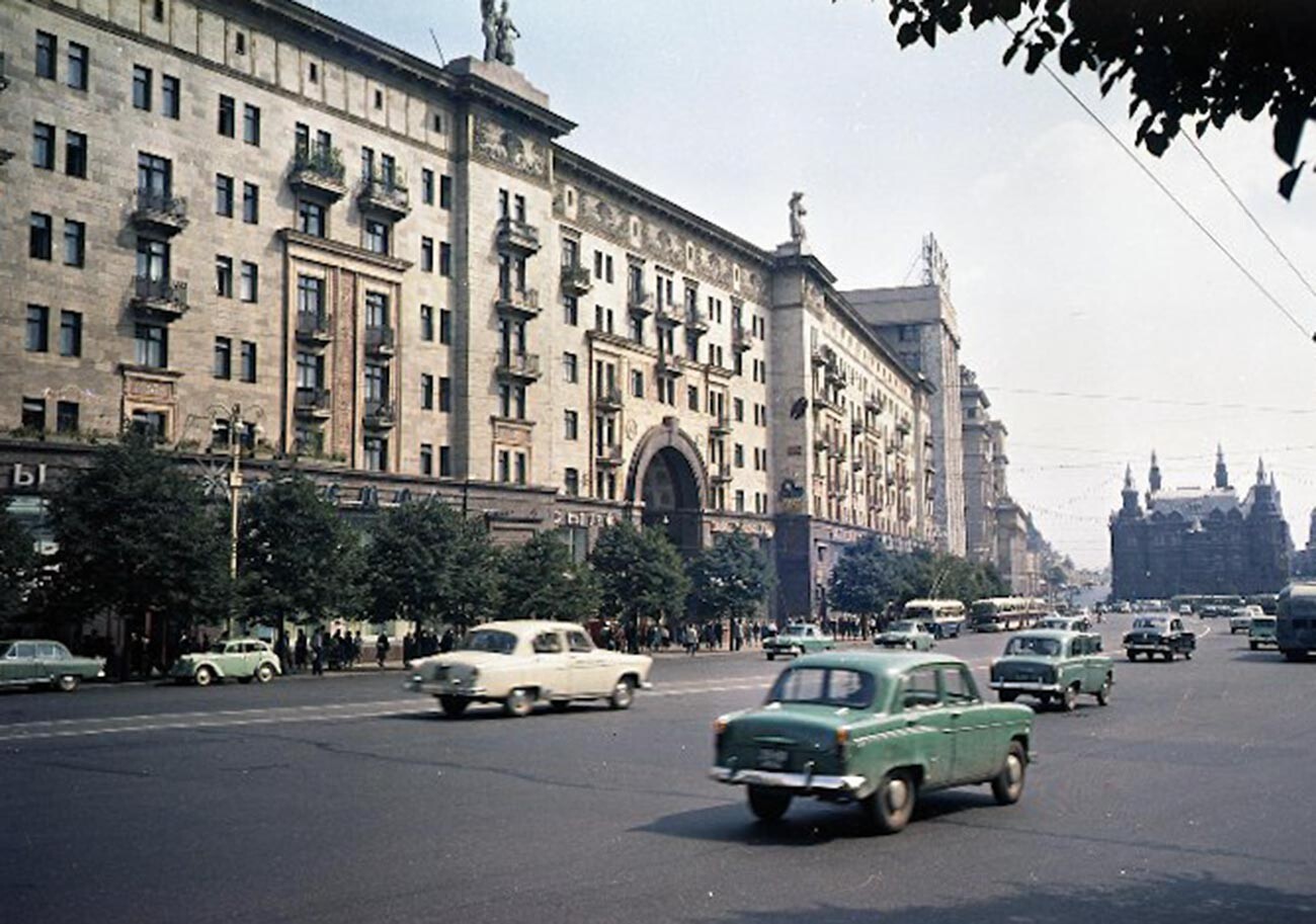 A posh Stalin-era house on Tverskaya street, Moscow