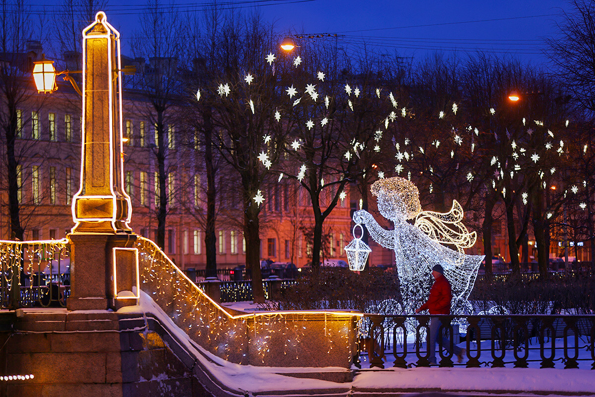 новогодний петербург фото