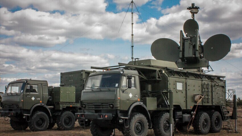 RB-341V "Leer-3", kompleks za radioelektronsku borbu i radiotehničko izviđanje, Republika Dagestan, vojna vježba. 