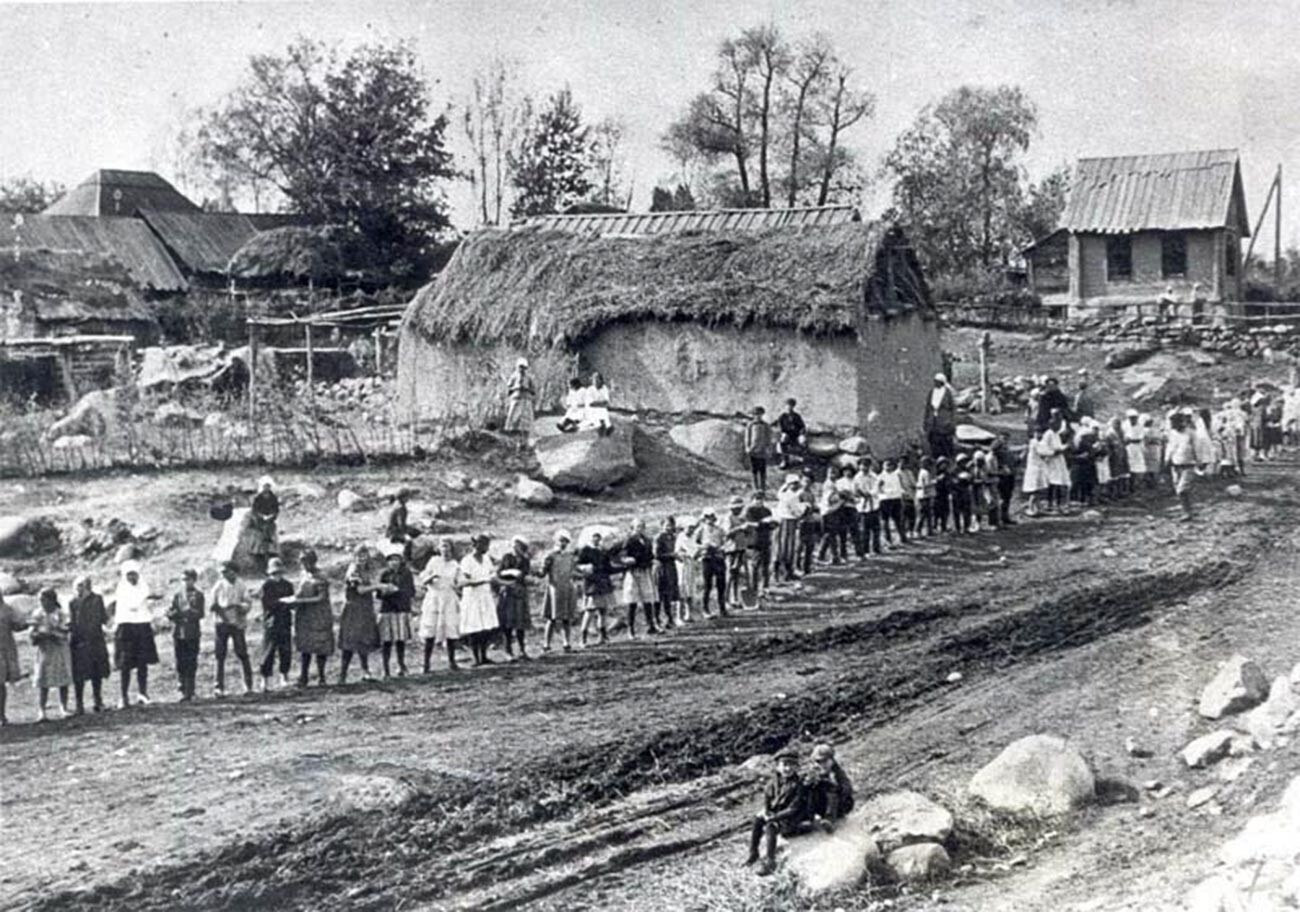 Desa Talgar pada tahun 1920-an.