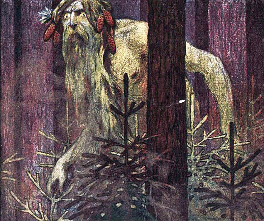 Ruski lešij. Crtež N. N. Bruta, 1906.
