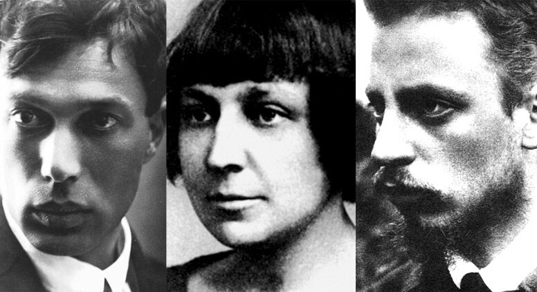 L-R: Pasternak, Tsvetaeva, Rilke