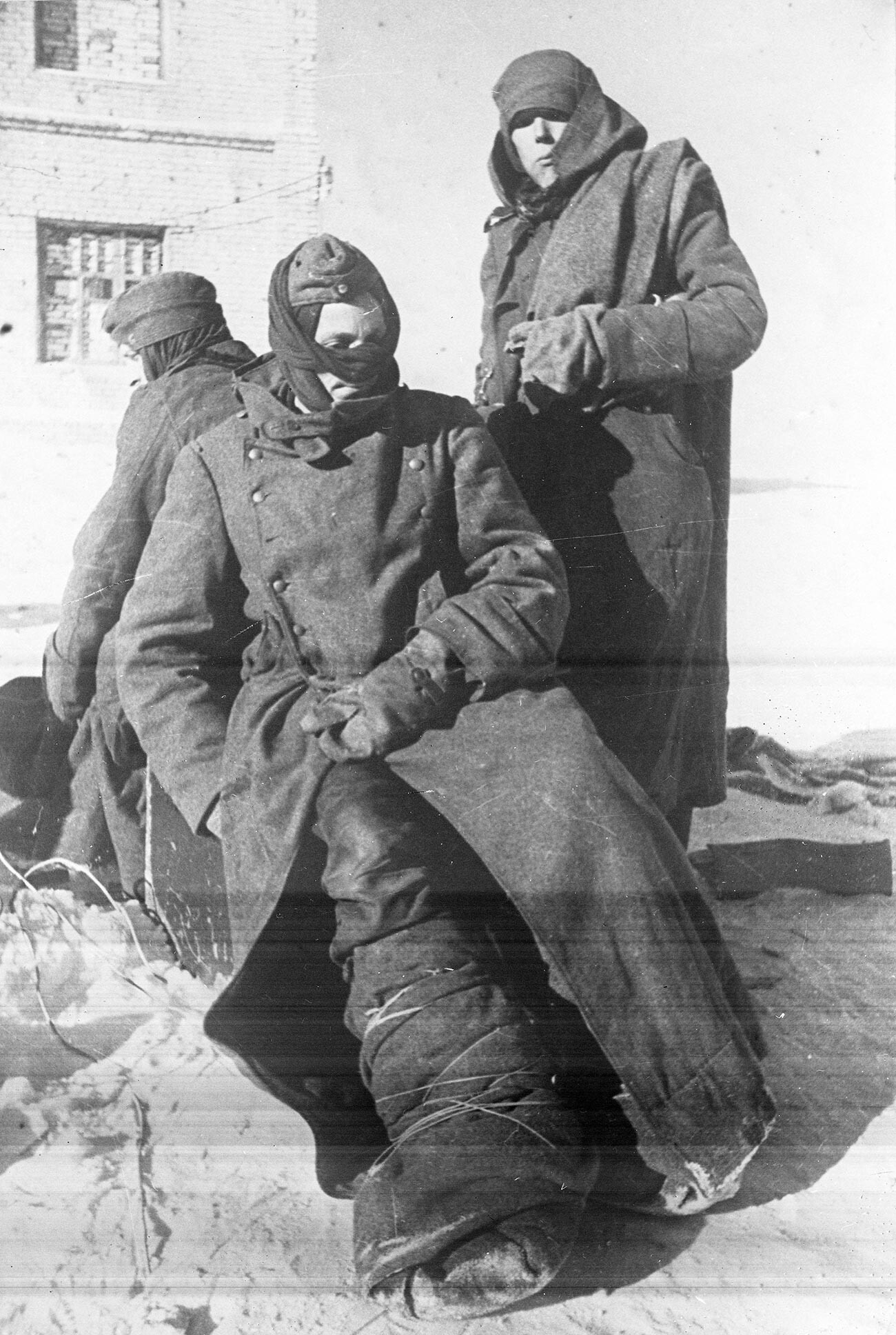 Пленени немци край Сталинград, януари 1943 г.