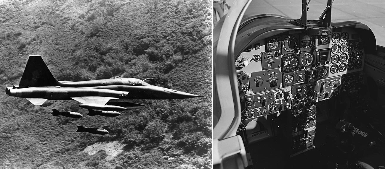 Northrop F-5 Freedom Fighter, avion američkog ratnog zrakoplovstva. 