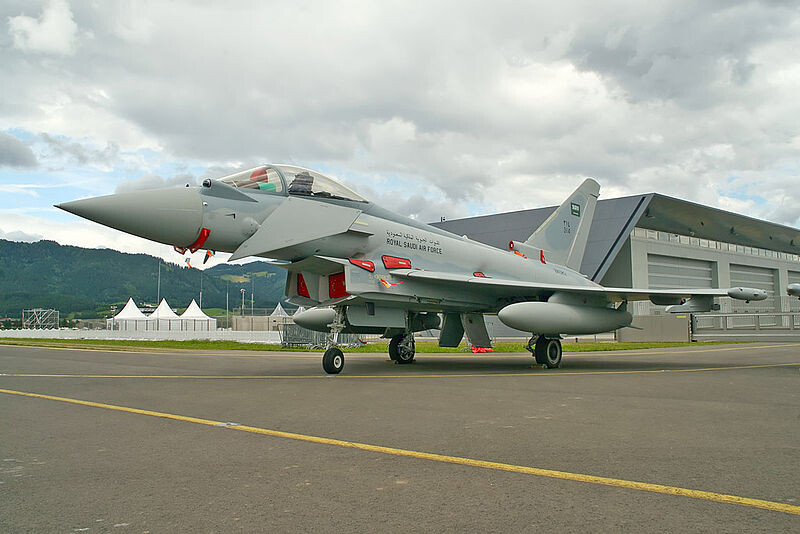 EF-2000 Typhoon de la Fuerza Aérea Saudí