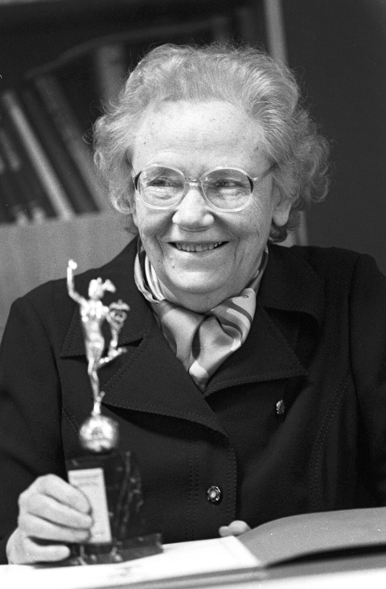 Maria Kovrigina pada tahun 1983.