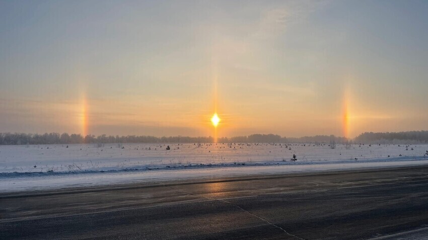 El cielo de Cheliábinsk