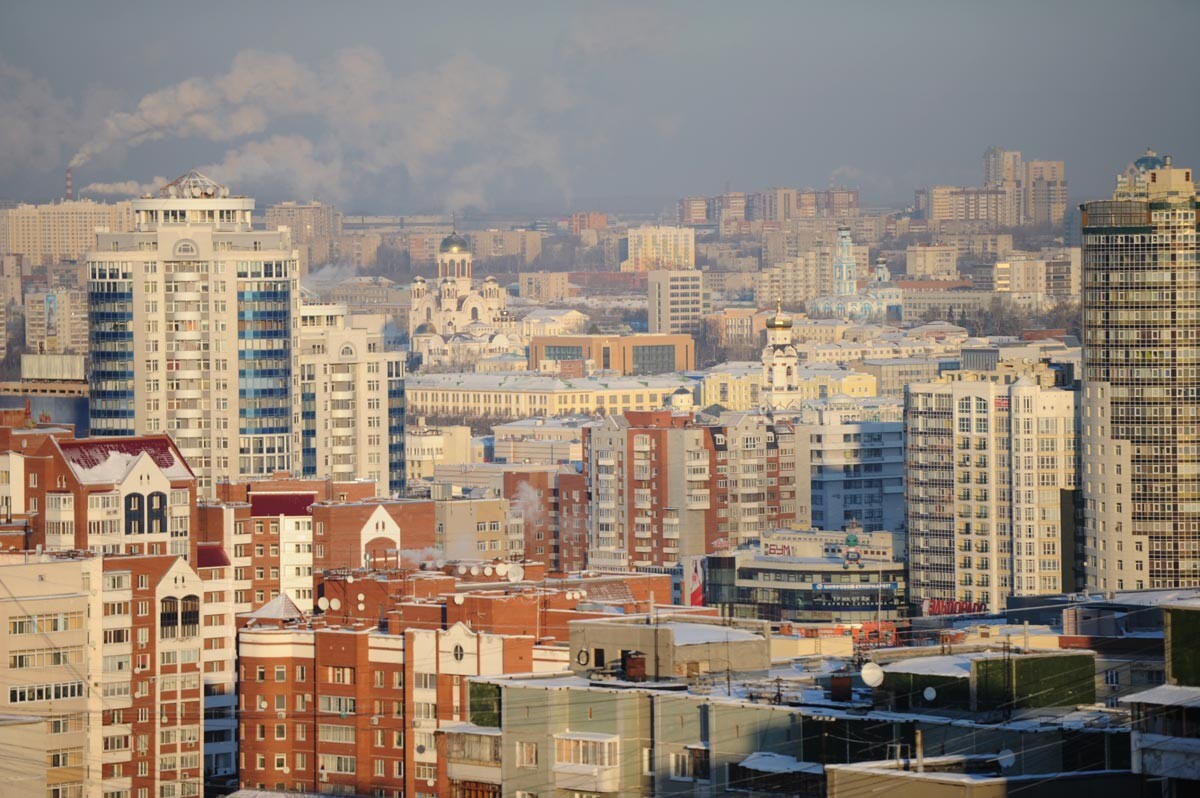 Ein Wohngebiet in Jekaterinburg.