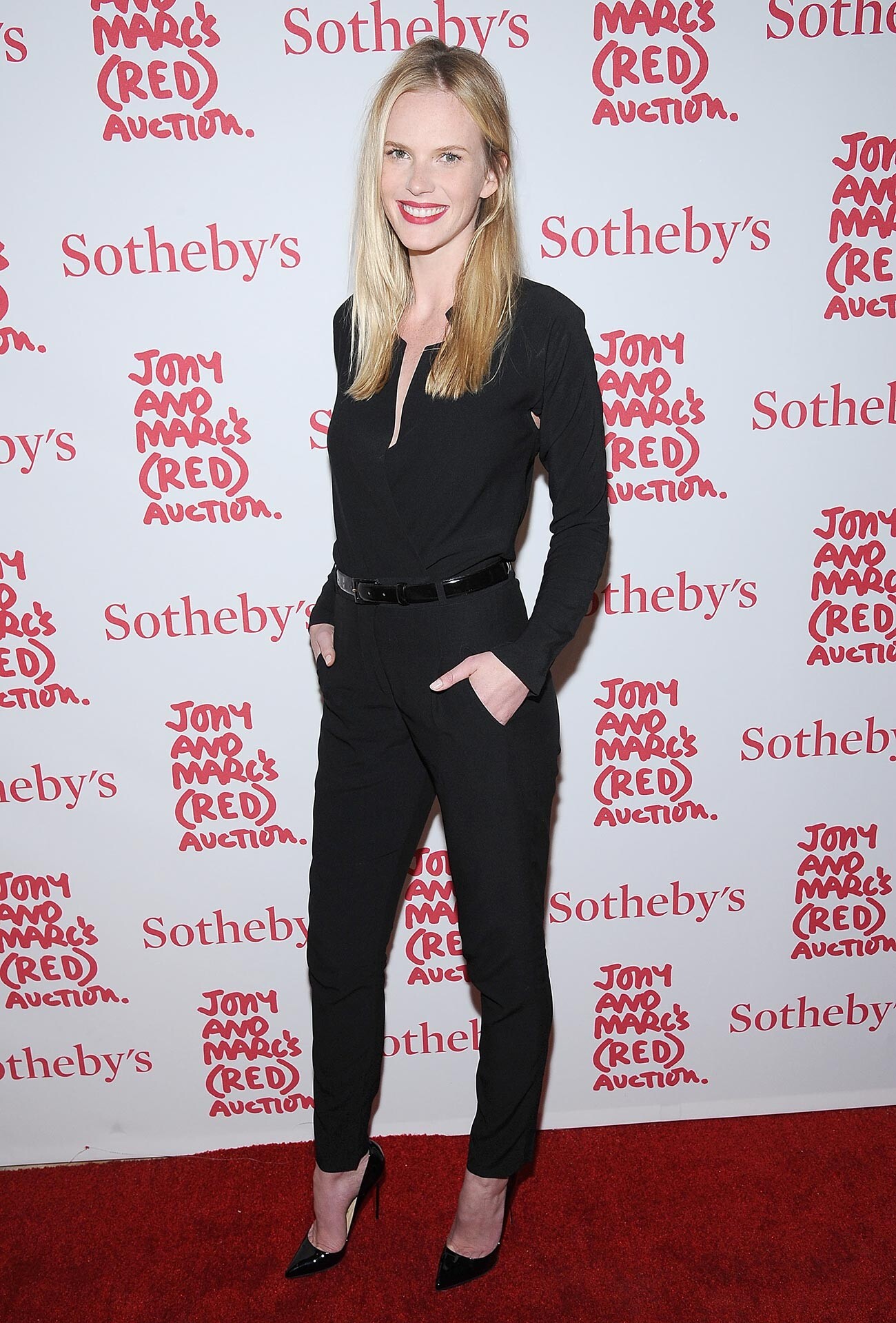 Model Anna Vyalitsyna attends the 2013 (RED) Auction Celebrating Masterworks Of Design and Innovation at Sotheby's on November 23, 2013 in New York City. --- 