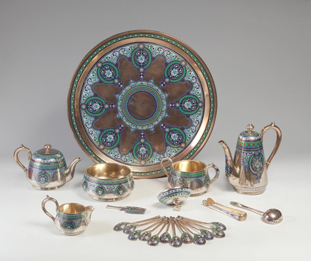 Teaware set, 1879-1883
