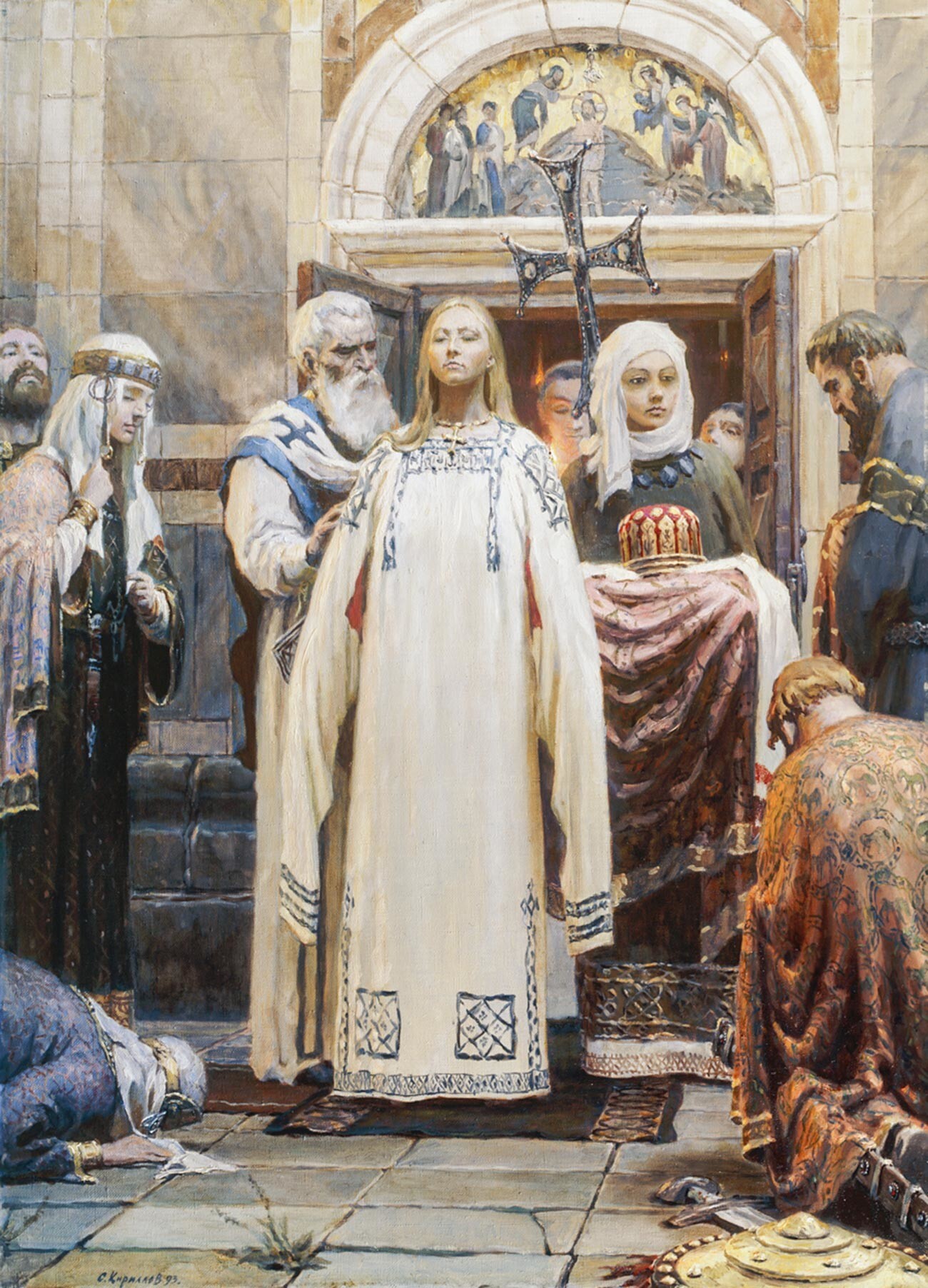  Sergei Kirillov. Baptism of Olga, 1993

