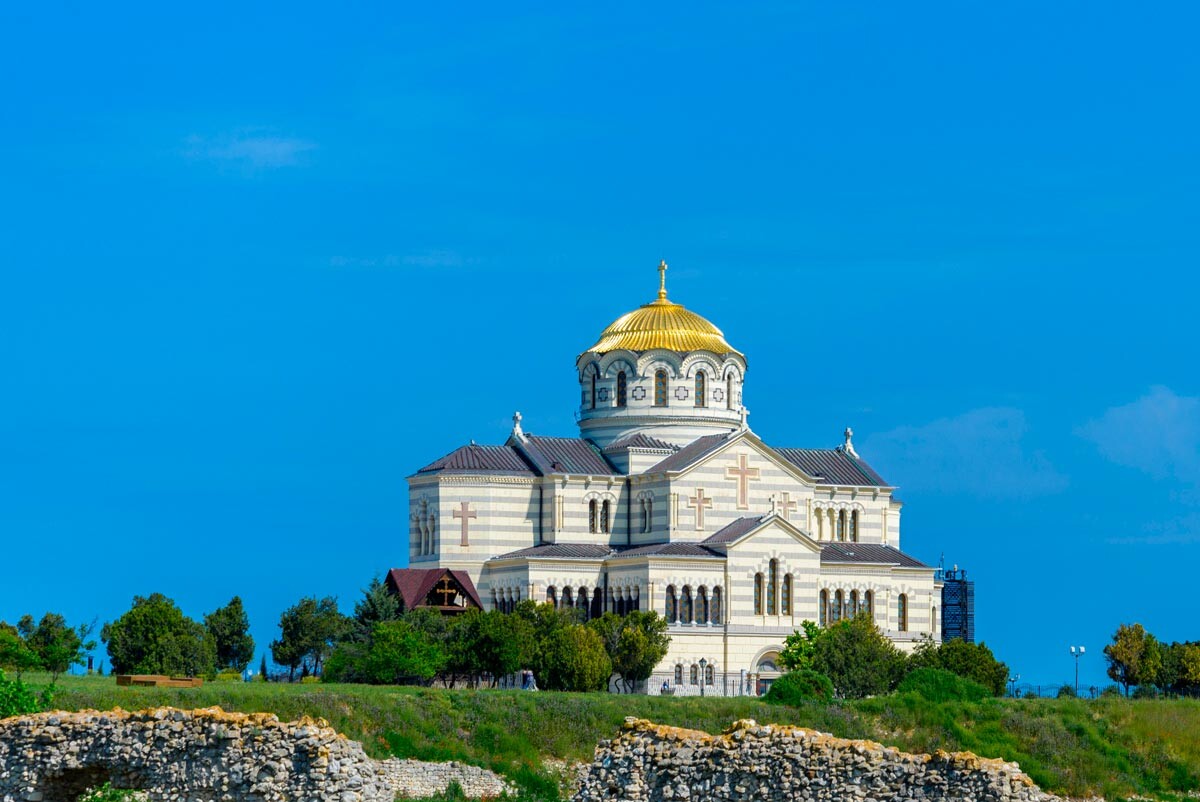 La cattedrale di San Vladimir a Cherson, in Crimea
