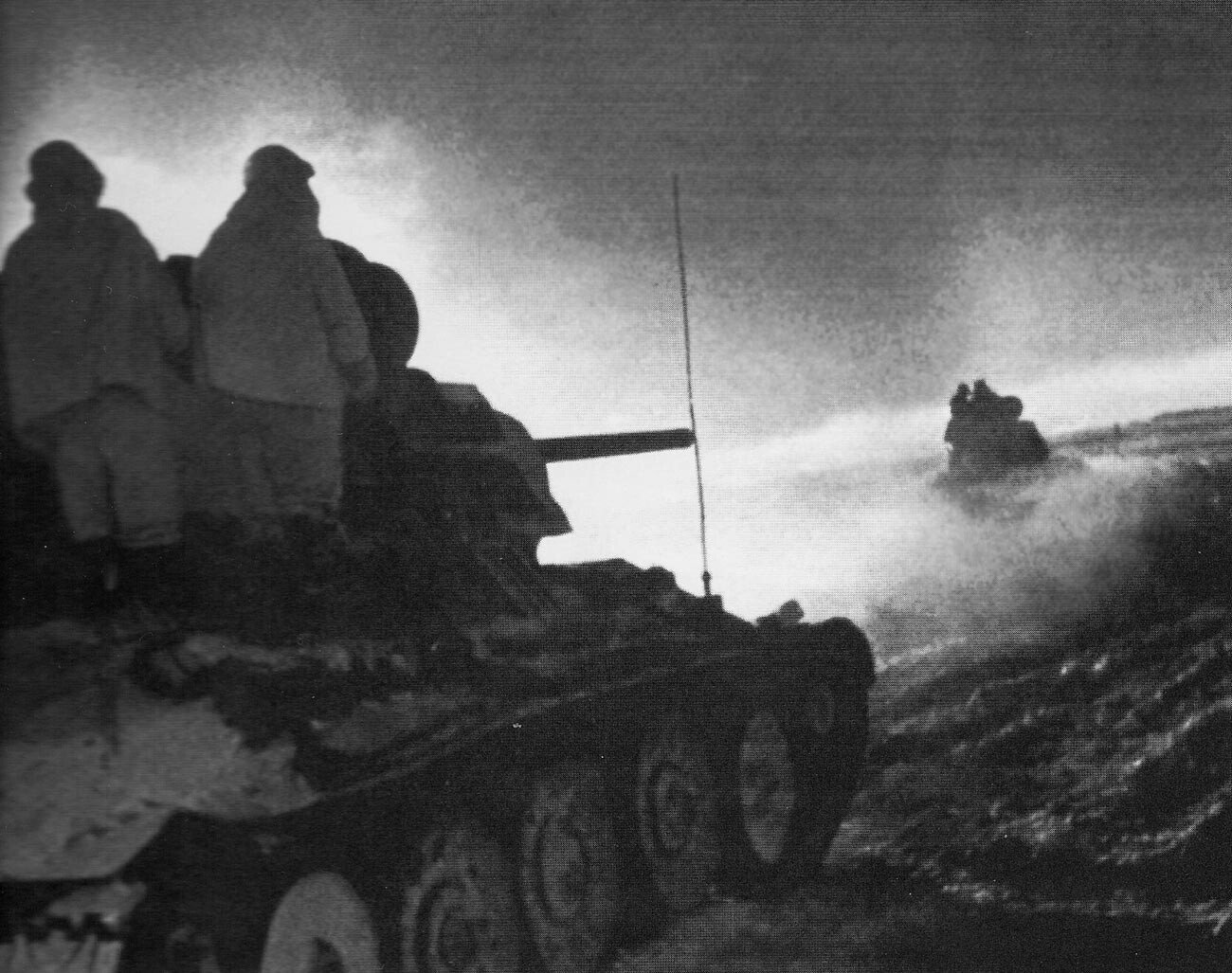 Colonne de chars soviétiques (Opération Petit Saturne, décembre 1942