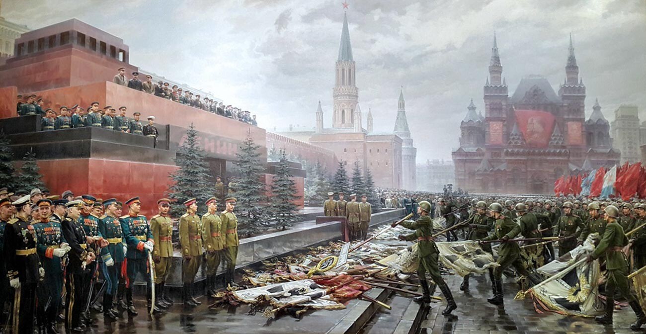 ‘The Triumph of the Victorious Motherland’ by artist Mikhail Khmelko