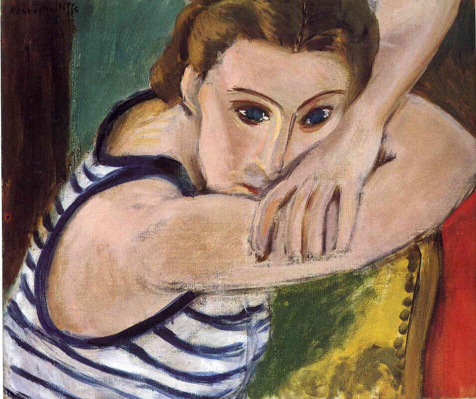 Henri Matisse. Modre oči, 1934
