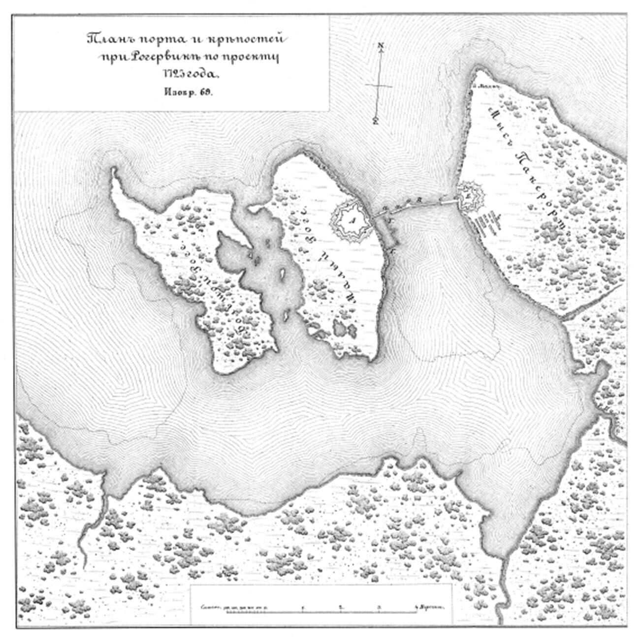 Rogervik-Bucht, 1723.