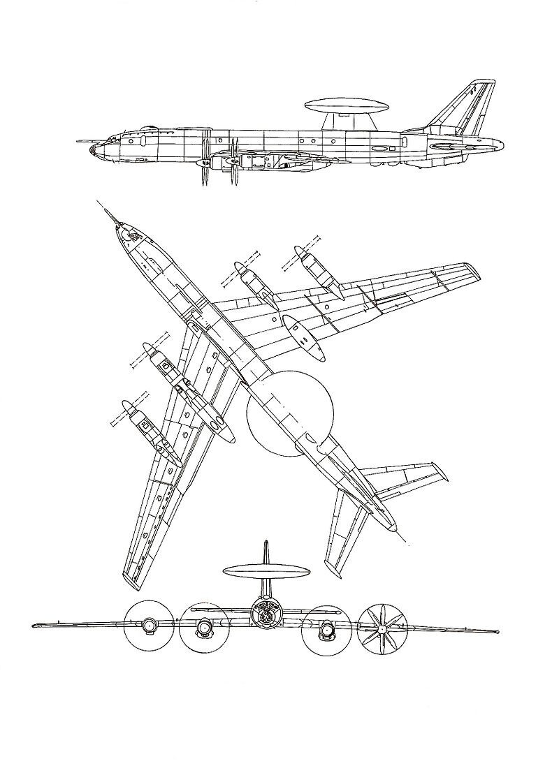 Os segredos do Tu-126, o primeiro avião espião soviético de longo alcance