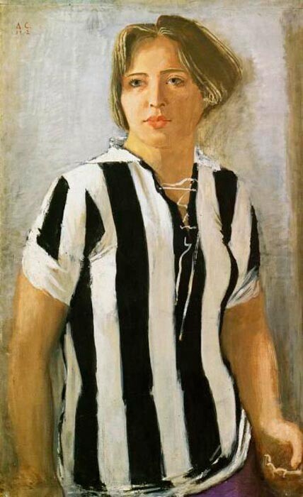 Aleksandr Samokhvalov. Garota de camiseta, 1932