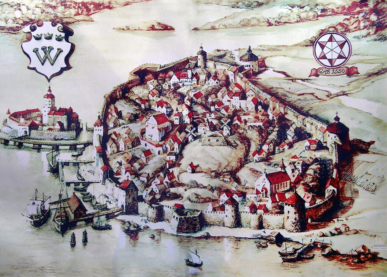 Vyborg tahun 1550—1560.