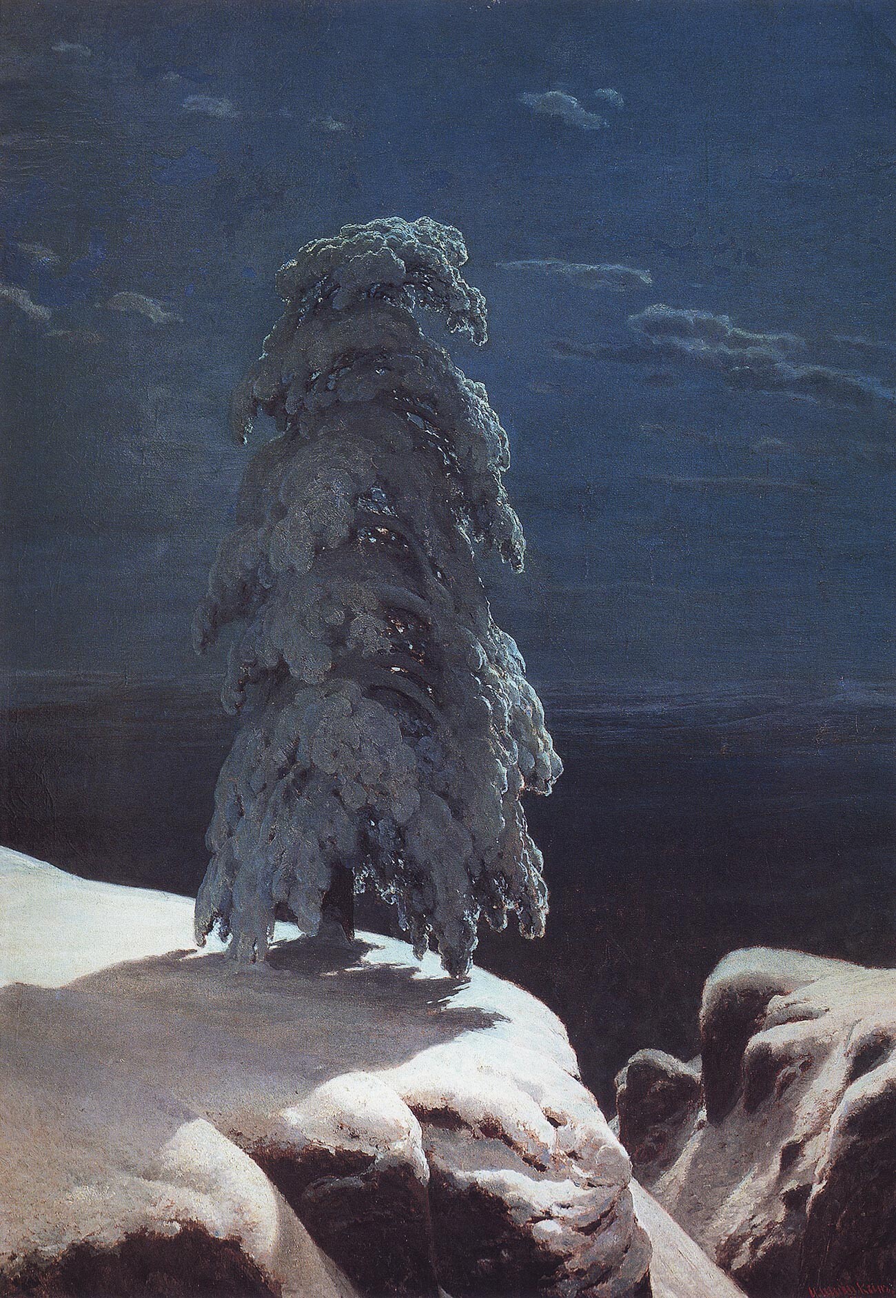イワン・シーシキン、『野生の北方で』、1890年