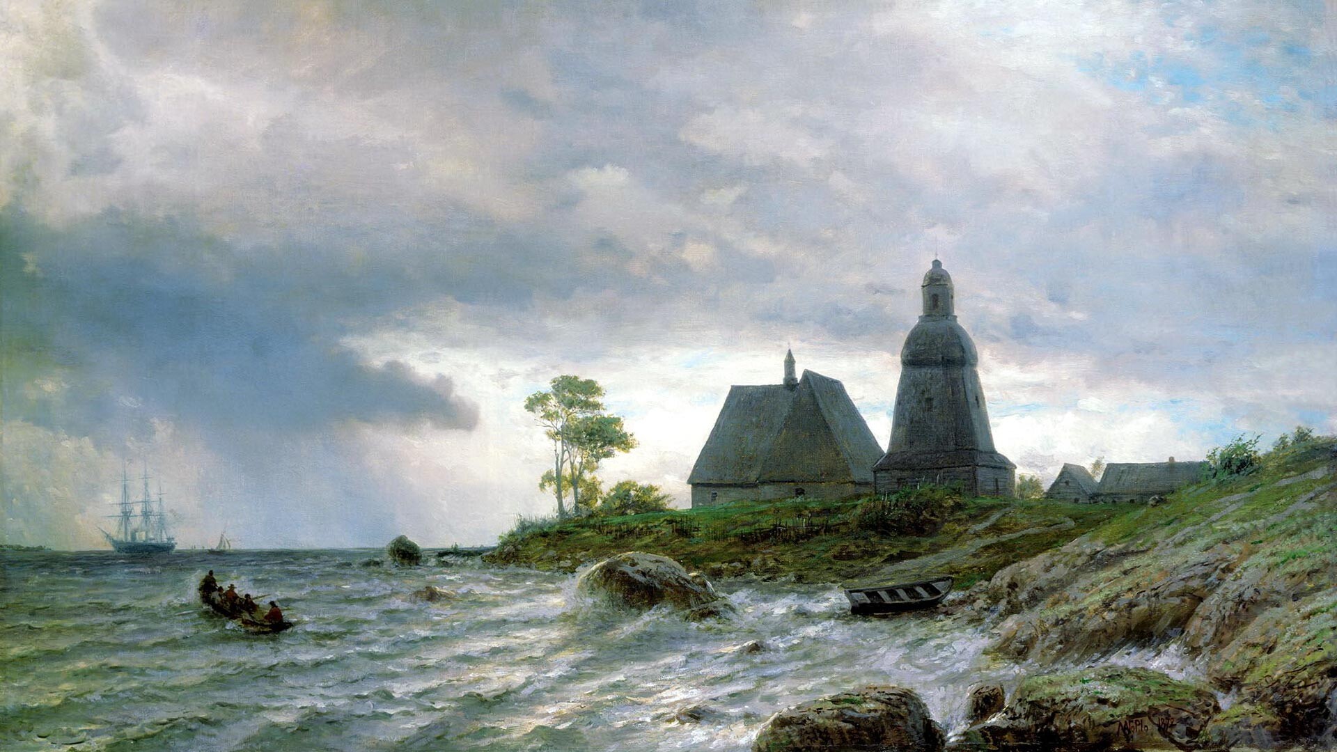 レフ・ラゴリオ、『北の景色』、1872年