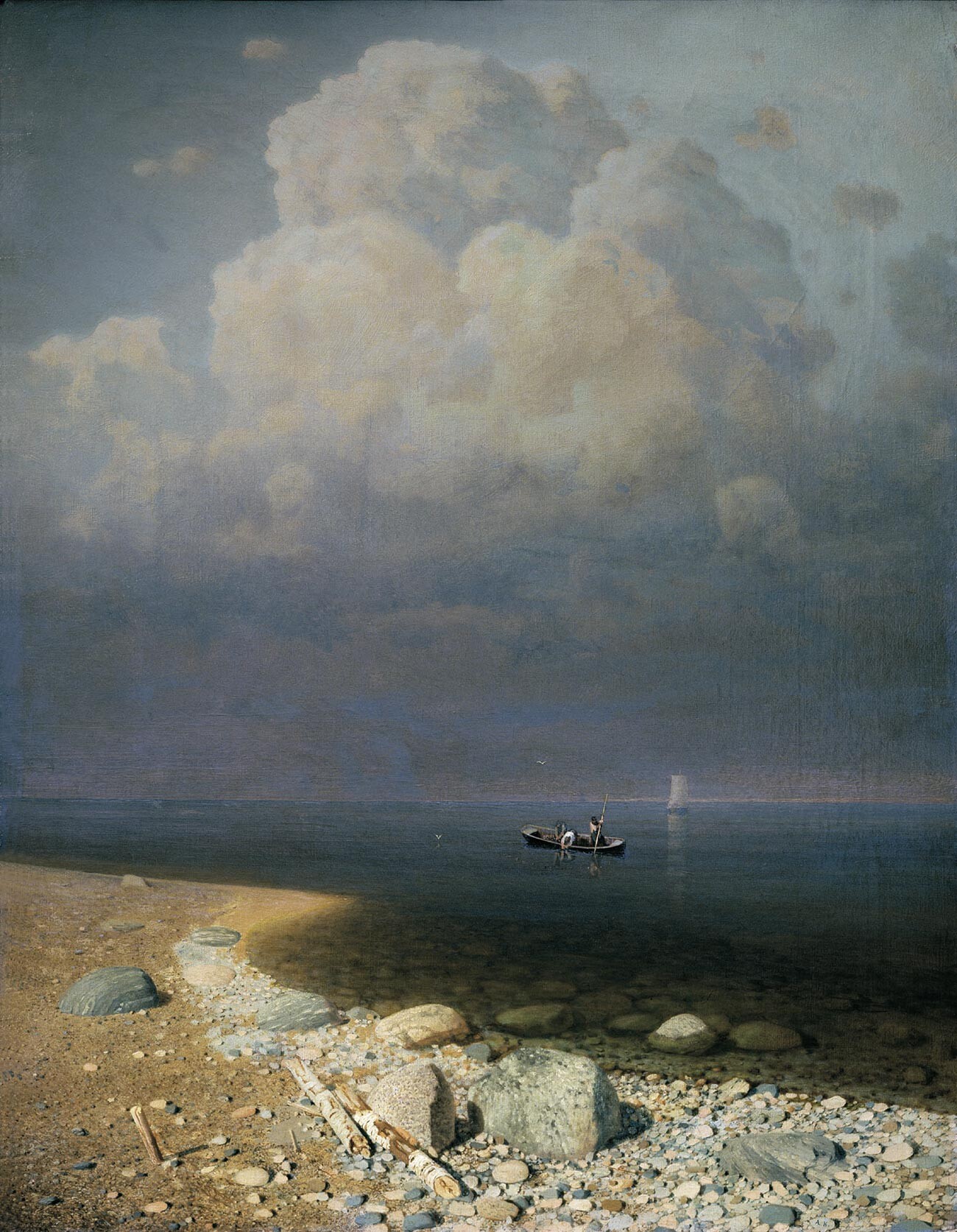 アルヒープ・クインジ、『ラドガ湖』、1873年