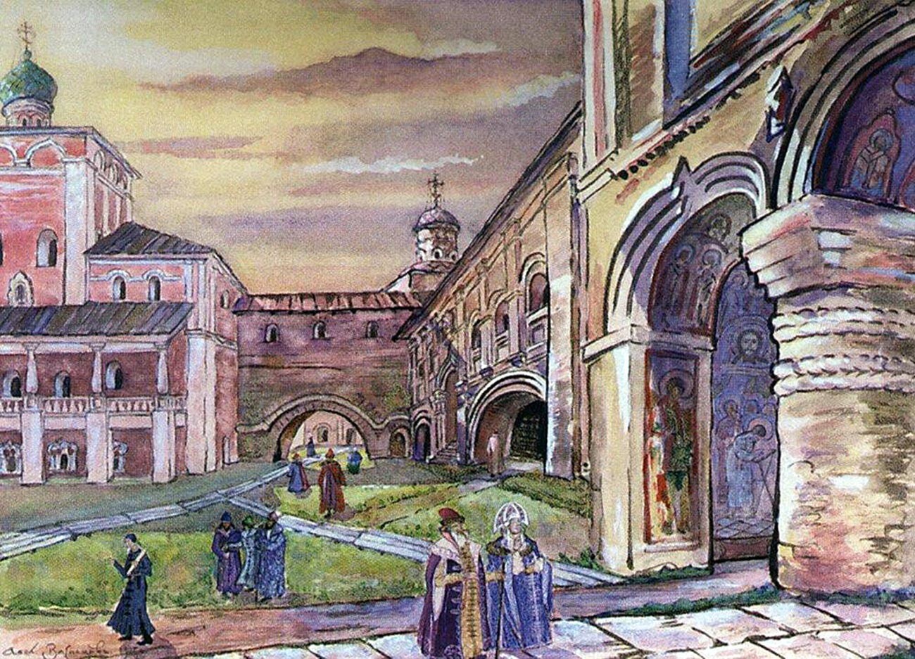アポリナリー・ヴァスネツォフ、『キリル・ベロゼルスキー修道院』、1915年