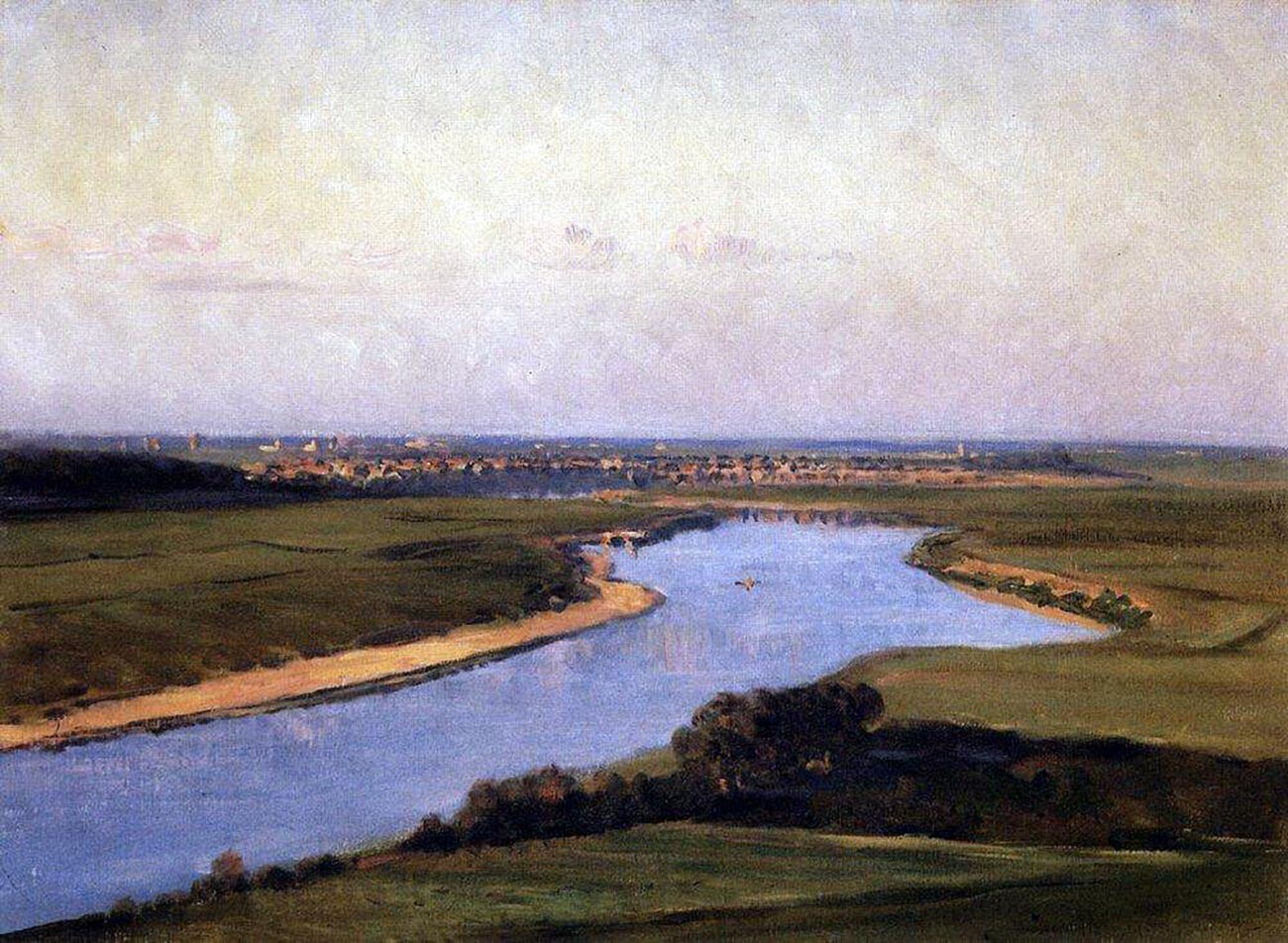 ワシリー・ヴェレシャーギン、『北ドヴィナ』、1894年