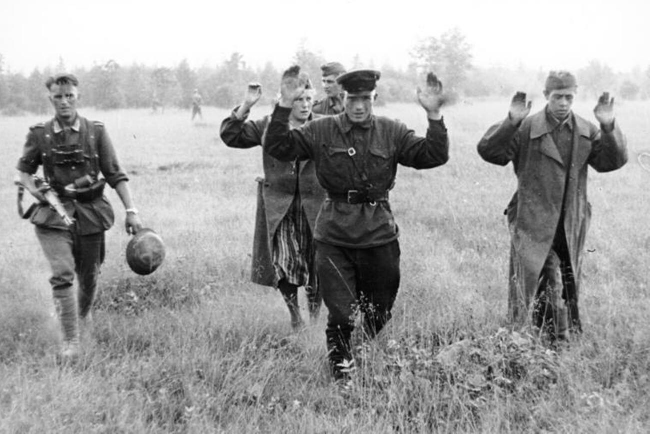 Sowjetische Kriegsgefangene.