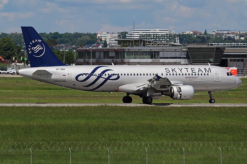 Airbus A320-200 en el aeropuerto germano de Stuttgart (2019)