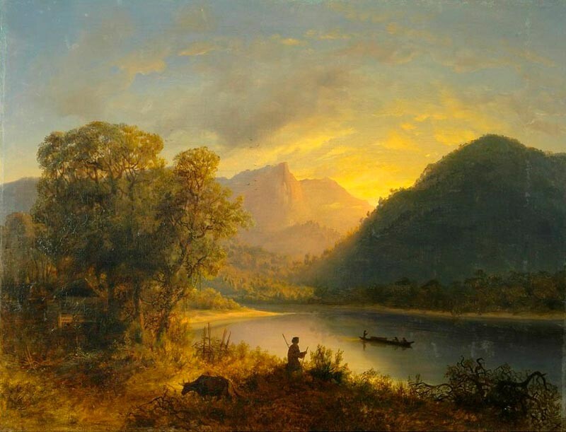 Горное озеро, 1852 г.