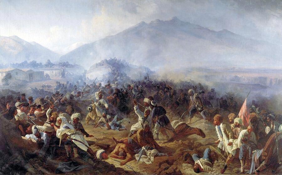 Штурм укрепления Ахты, 1860-е гг.