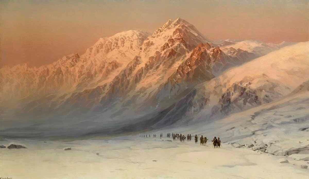 Морозное утро, 1880-е гг.