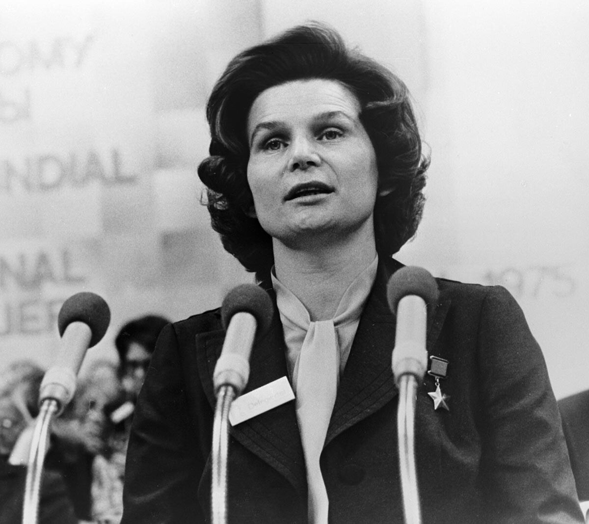 The World Congress for the International Women's Year in Berlin, Federal Republic of Germany, 1975. 