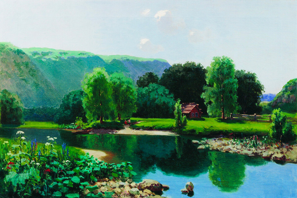 Grigori Tchoros-Gourkine. Les alentours de la rivière Oulala, 1900