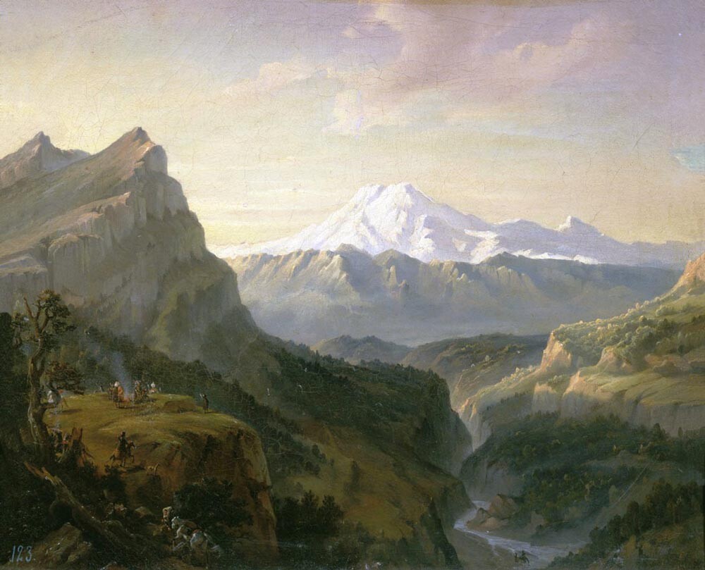 View of Gunib, 1859.