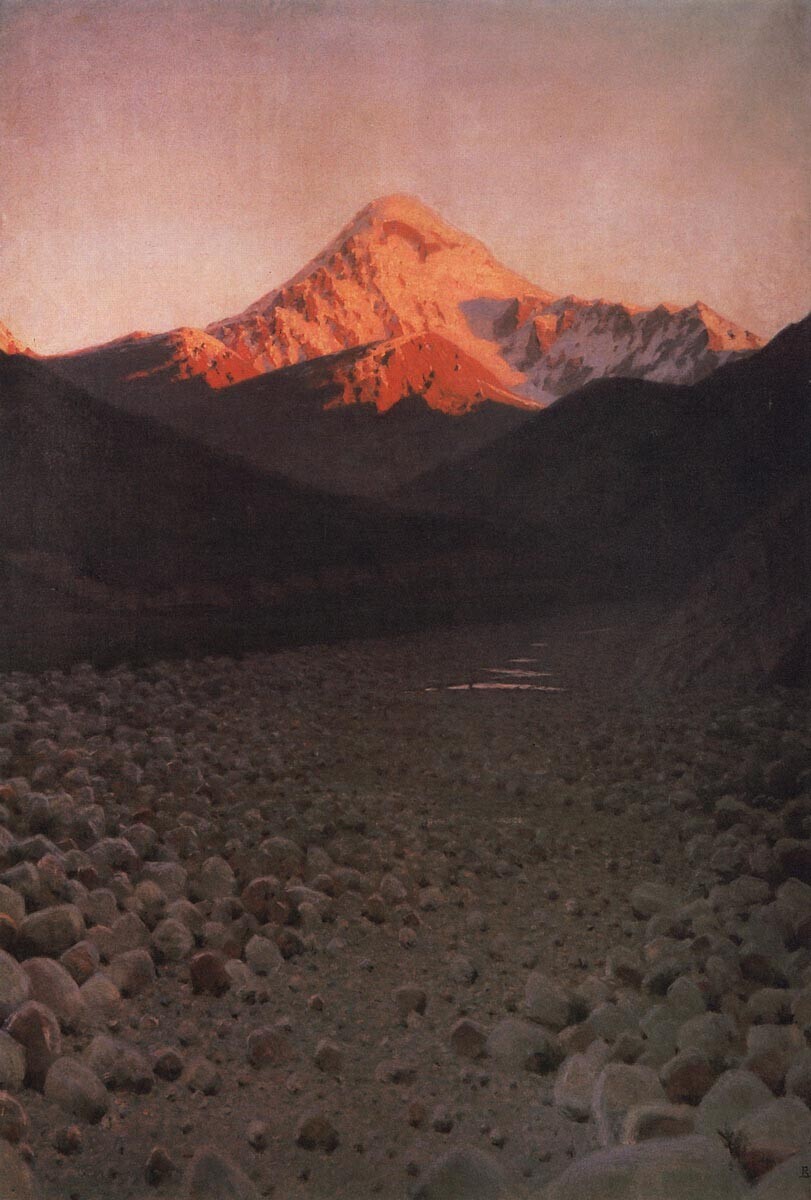 Gunung Kazbek (1897—1898).