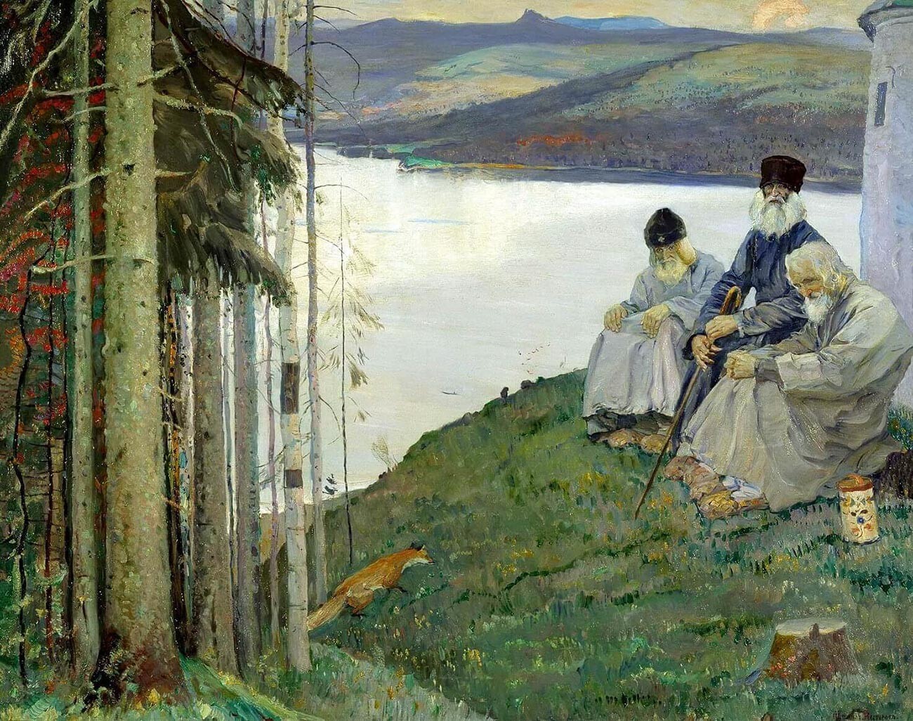 Mikhaïl Nesterov. Renard, 1914