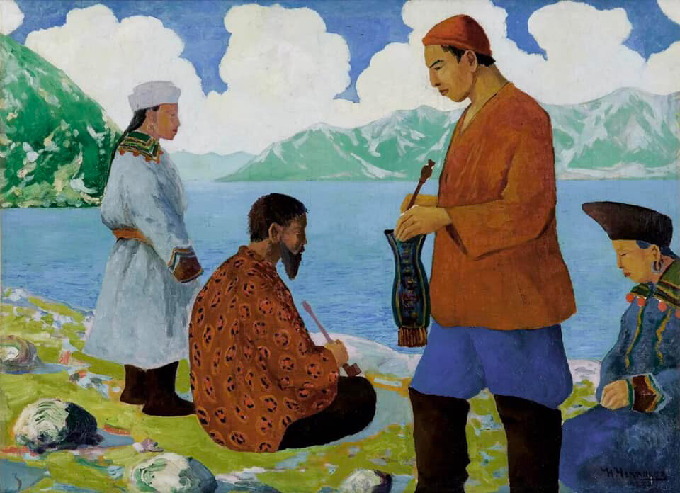 ニコライ・チェヴァルコフ『テレツコエ湖にて』（1926年）