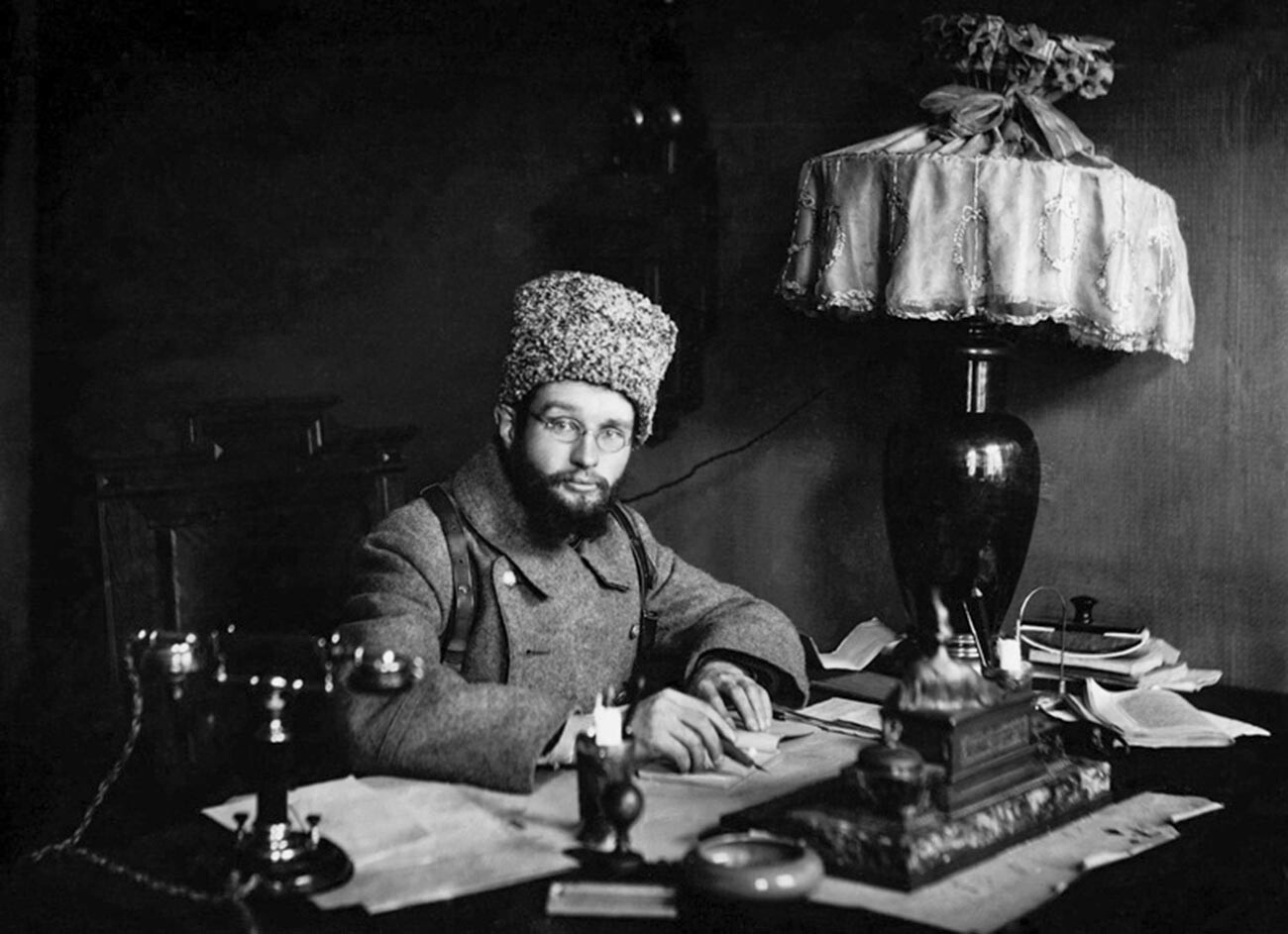 Fotógrafos de una división siberiana del Imperio Ruso, 1915
