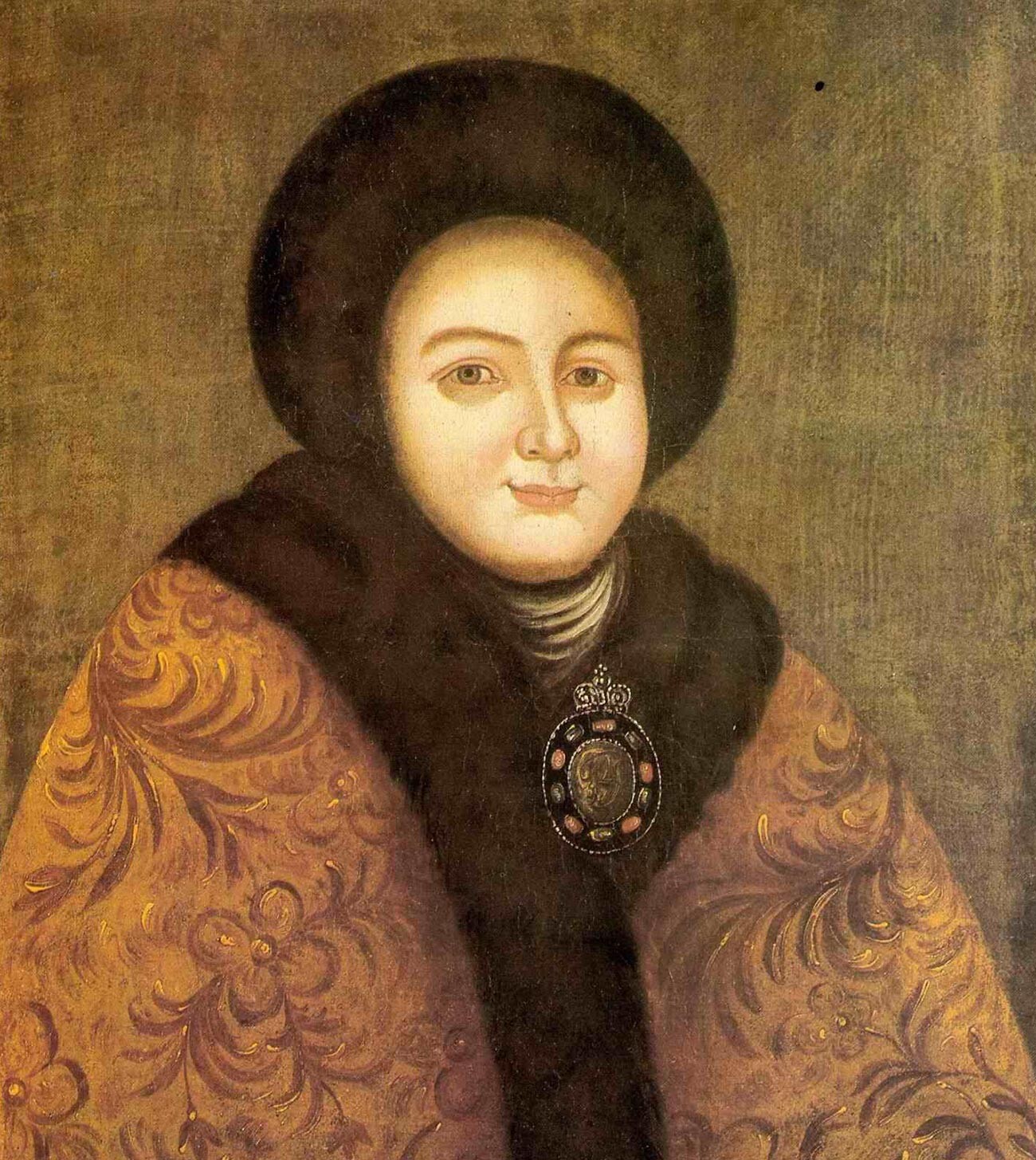 Porträt der Kaiserin Eudoxia Feodorowna, geb. Lopuchina.