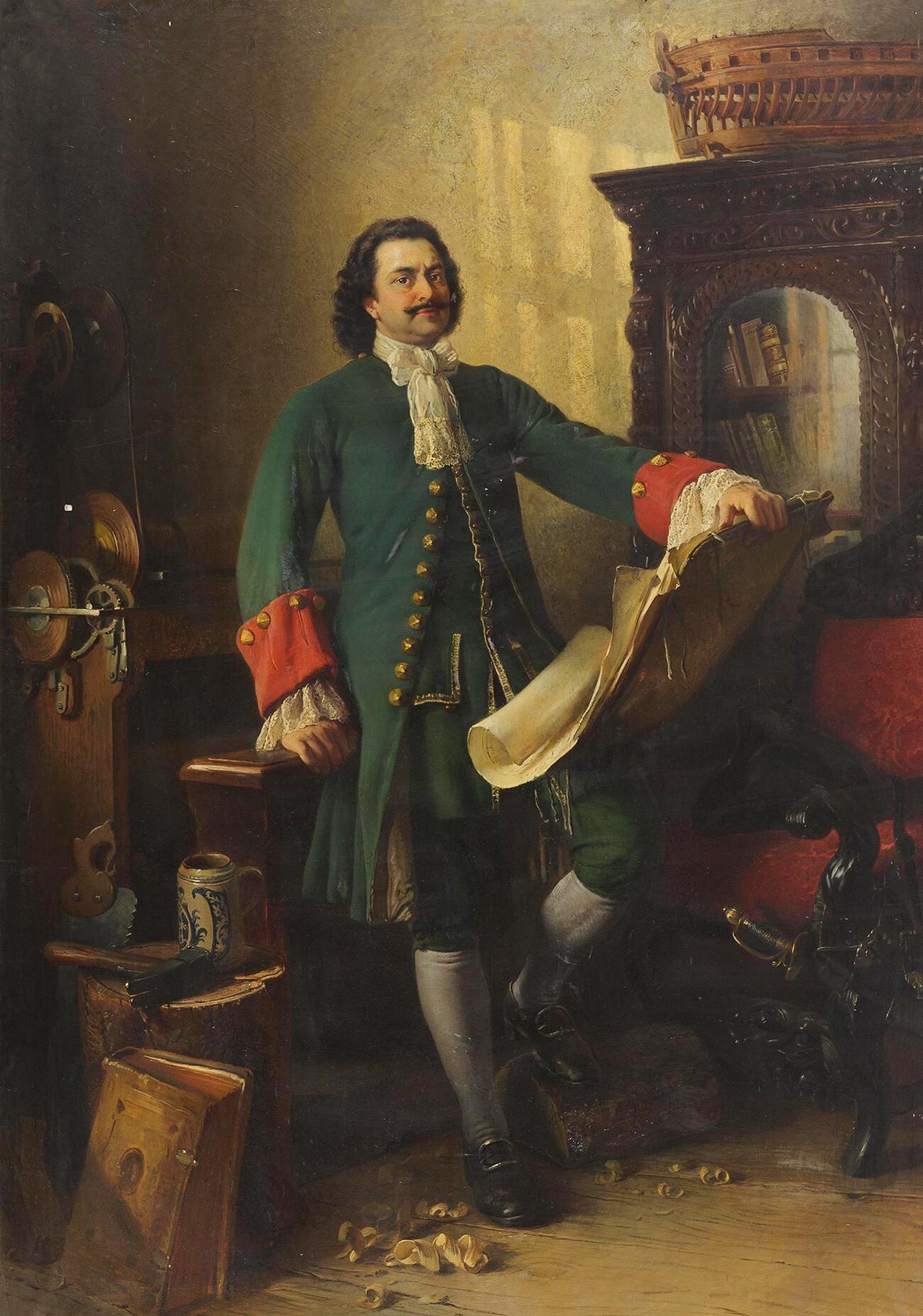 Peter the Great in His Studio.