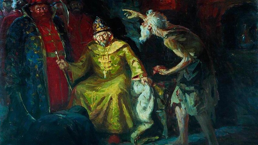 Lukisan Ivan yang Mengerikan oleh Andrey Ryabushkin (1903)